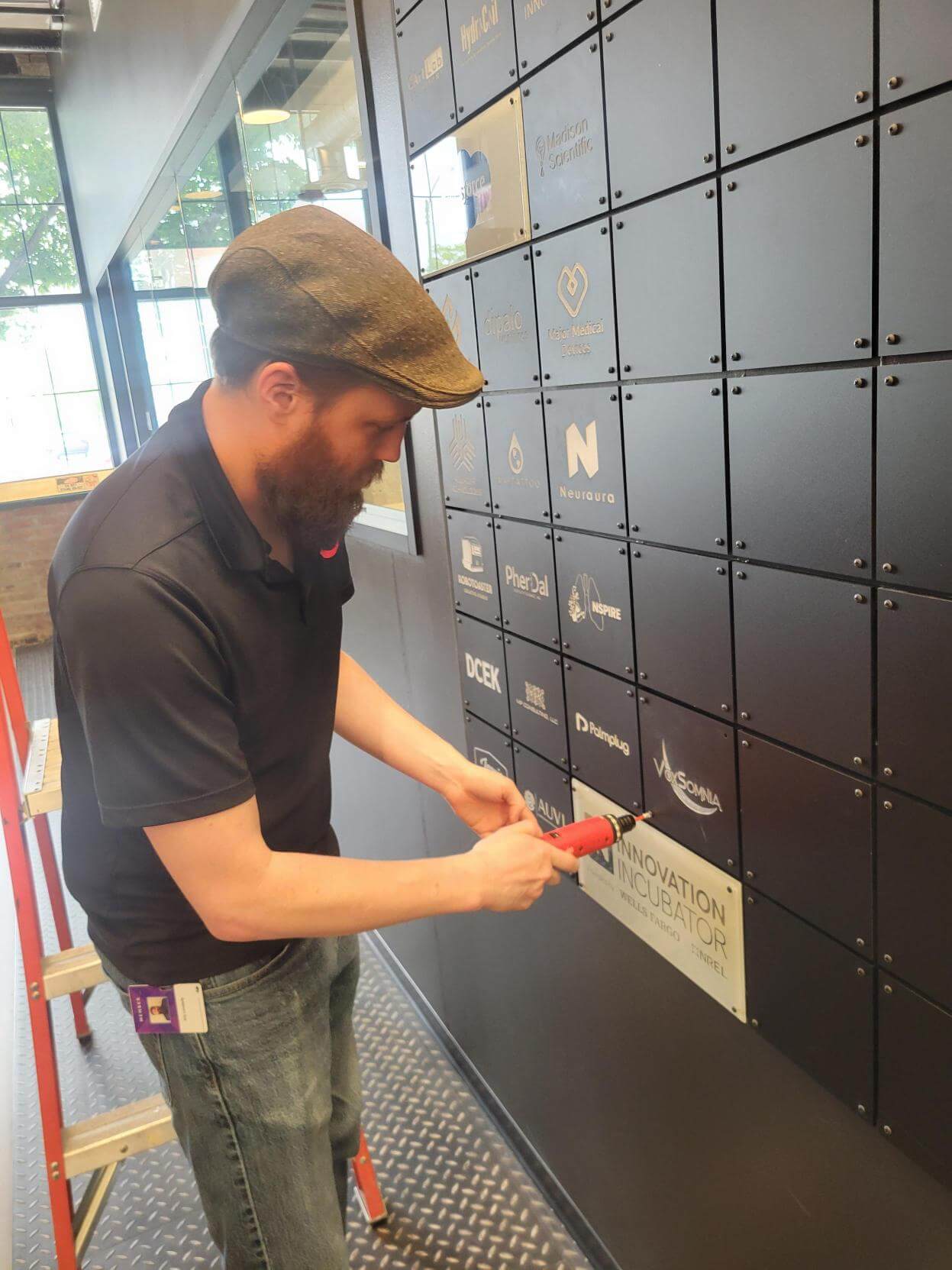 VoxSomnia tile officially installed on the member wall